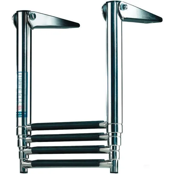 SPRENGER Teleskop-Badeleiter 4 Stufen Edelstahl rostfrei