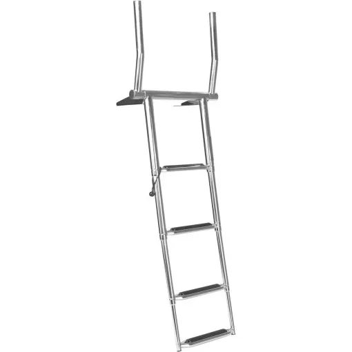 Hartmann Edelstahl-Badeleiter 4-stufig teleskopierbar