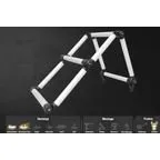 Fasten FL032 Aluminium Badeleiter, 32 mm, 140 kg