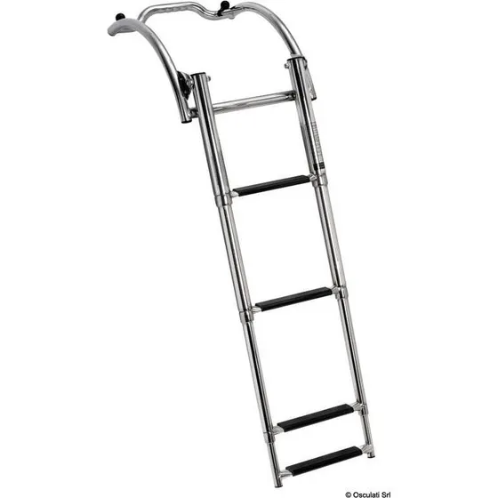 Osculati Schlauchboot-Badeleiter Edelstahl 4-stufig