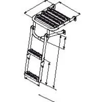 Plastimo Plattformleiter 29390 mit 2 engen Stufen