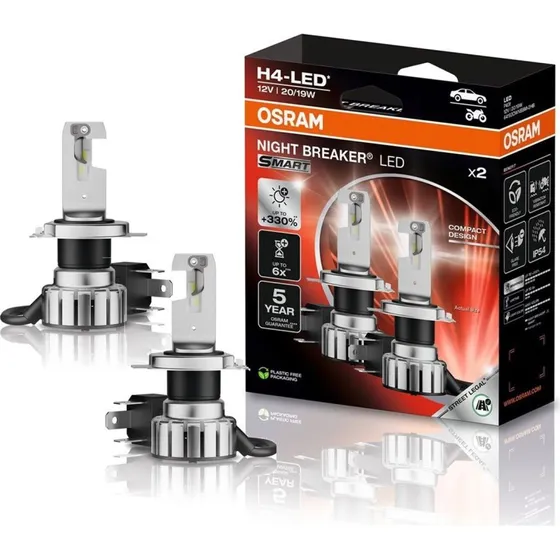 Osram Night Breaker H4 LED +230% für Audi A3 8P