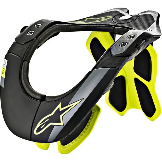 Alpinestars BNS Tech-2 Halskragen Schwarz/Grau L/XL