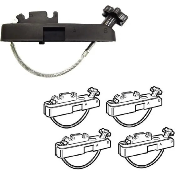 NORDRIVE U-Bgel-Adapter 90x30mm G3 fr Dachbox