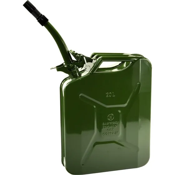 Metall-Benzinkanister 20 L schwarz