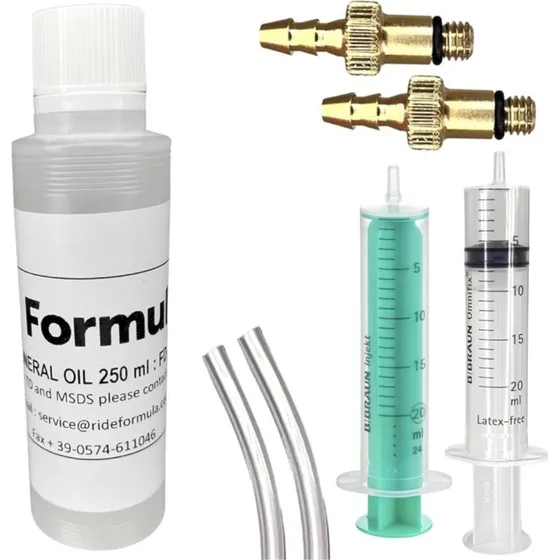 Formula Cura E4 Mineralöl 250ml + Entlüftungs-Servicekit