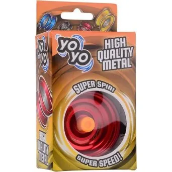 Johntoy YoYo Steel Metall-Yo-Yo mit Ersatzfaden