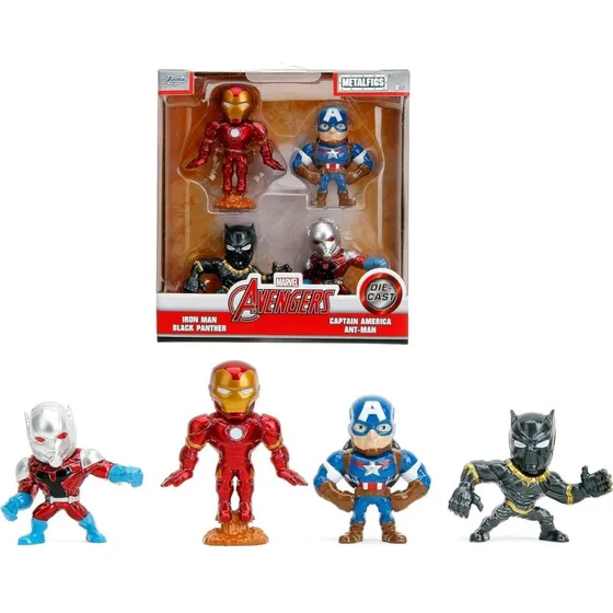 Jada Avengers 4-Pack Nano Metalfigs 2,5"