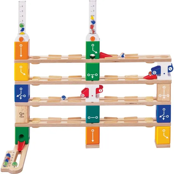 Hape Quadrilla Kugelbahn Basis Coding, 130 Teile