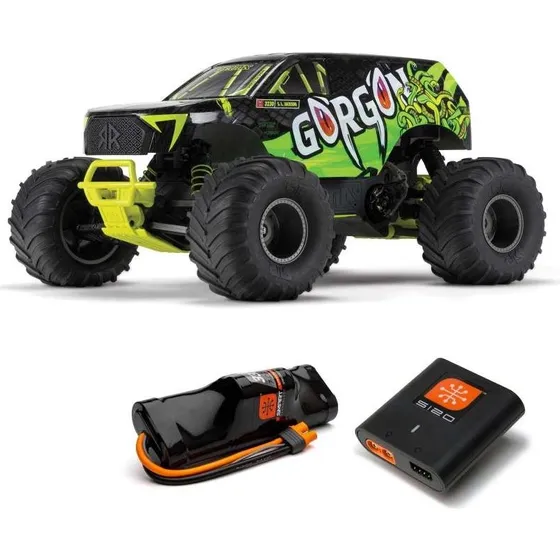 Arrma GORGON 4X2 MEGA 550 Brushed Monster Truck RTR gelb