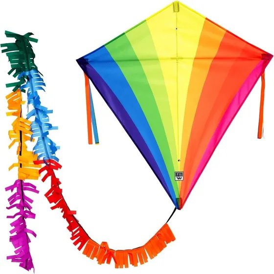 Wolkenstürmer Eddy Regenbogen Kinderdrachen