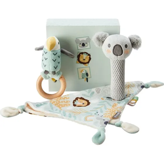 Nuby Animal Adventures 3-teiliges Geschenkset