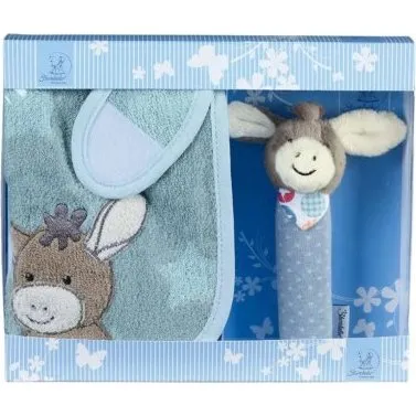 Sterntaler Esel Emmi Geschenkset Blau