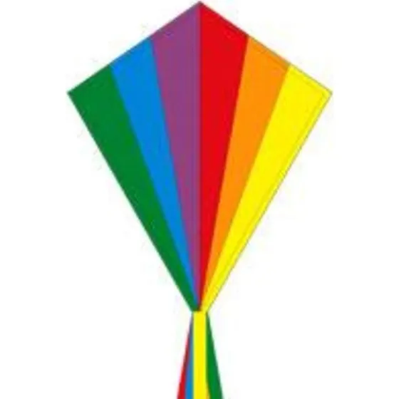 Ecoline Eddy Rainbow 70 cm, Kinderdrachen Ready-to-Fly