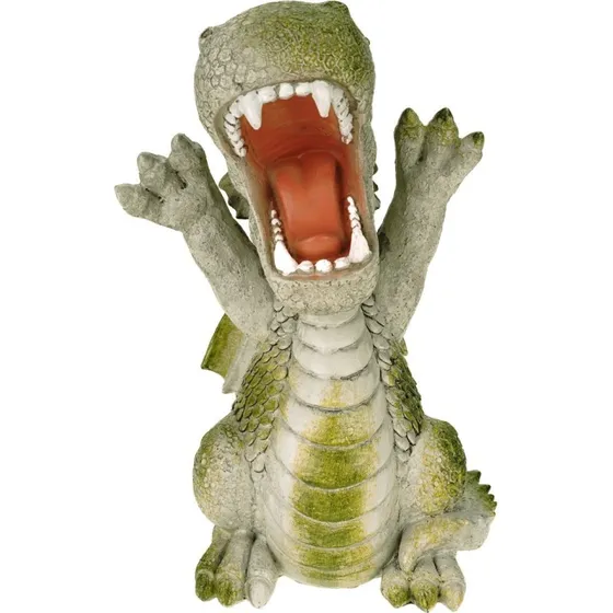 Vogler Magical Garden Süßer Drache 28 cm Kunststein-Gartenfigur