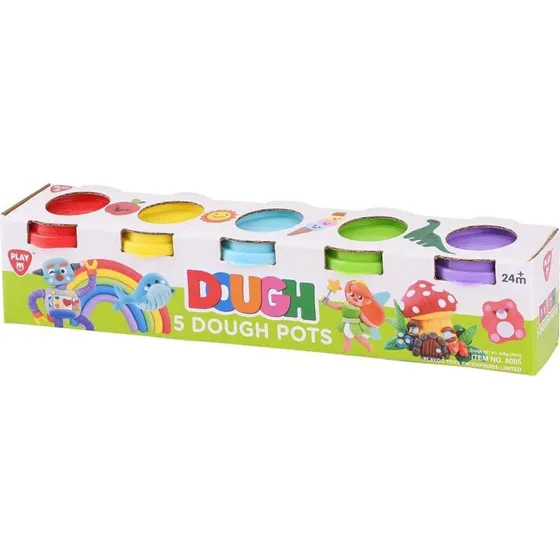 Playgo Tonset 5 Farben 5x113 g