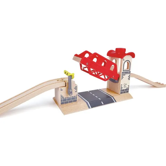 Hape E3709 Zugbrücke für Holzeisenbahn