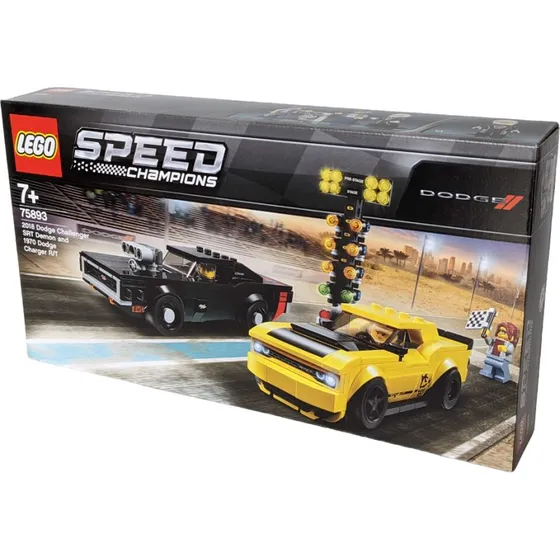 LEGO Speed Champions 75893 Dodge Challenger SRT Demon & Charger R/T