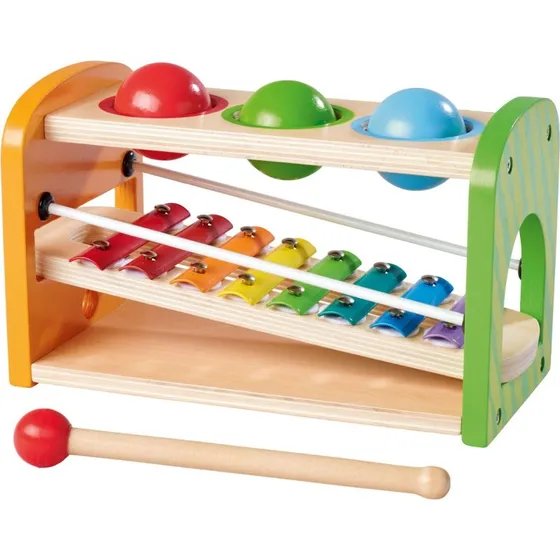 Eichhorn Musikspielzeug 2in1 Xylophon & Klopfbank