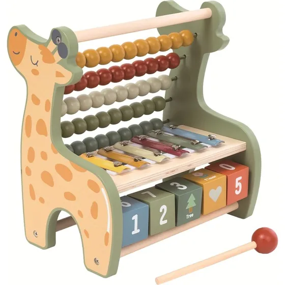 2Kids Toys Multifunktionaler Rechenrahmen Giraffe