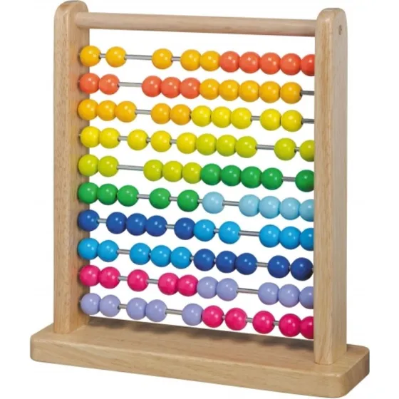 Jouëco Abakus Holz Rechenrahmen 100 Kugeln