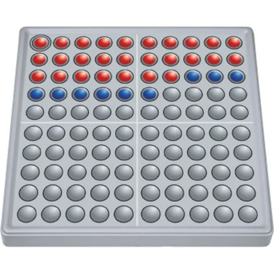 Abaco 100 tricolor rot/blau/grau, 6–9 Jahre