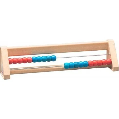 Wissner Rechenrahmen 20er rot-blau aus Holz