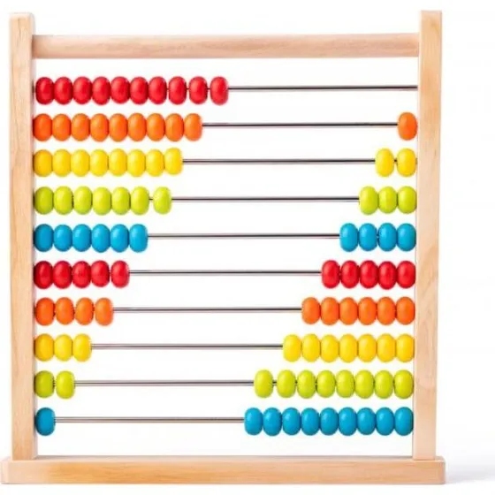 WOODY CALCULATOR Holzrechner mit 100 Perlen