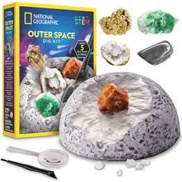 National Geographic Weltraum-Steine-Ausgrabungsset