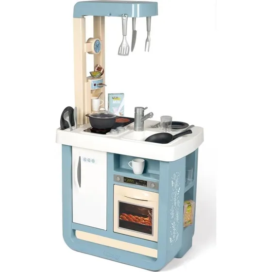 Smoby Bon Appetit Spielküche 96 cm mit 23 Zubehörteilen