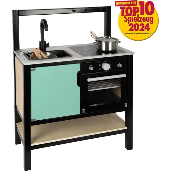 small foot Kinderkche Industrial, schwarz