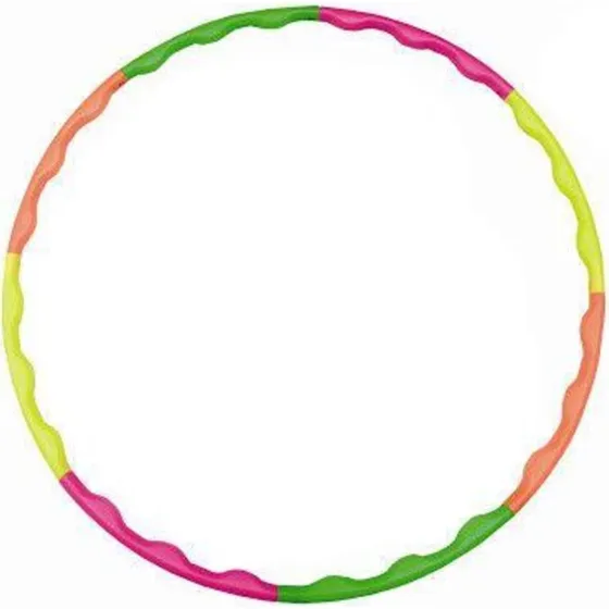 Hudora 76391 Hula-Hoop steckbar, 2 Größen, 8-teilig