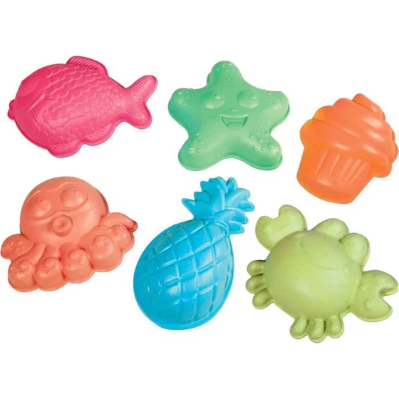 Outdoor Active GRÜN Sandförmchen 6 Stück