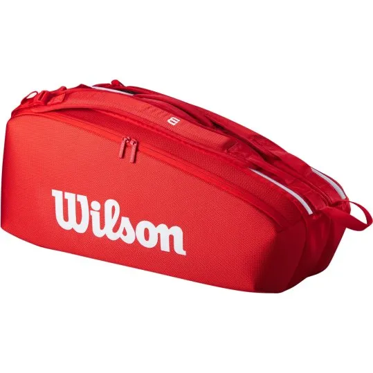 Wilson Super Tour Red 6PK 2025 Schlägertasche