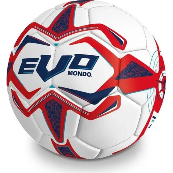 Mondo Fuball EVO, Gre 5, wei mit Farbakzenten