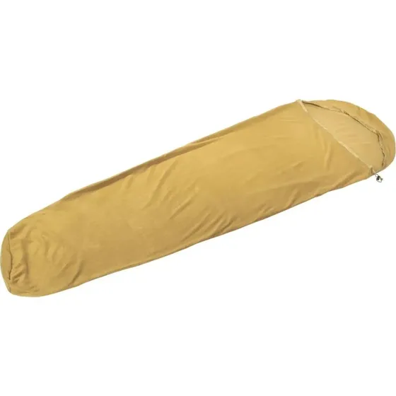 Mil-Tec Fleece-Schlafsack Coyote 220 cm