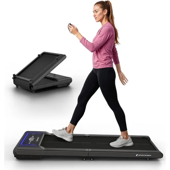 sWalk Fold Laufband mit LED-Beleuchtung & Faltfunktion