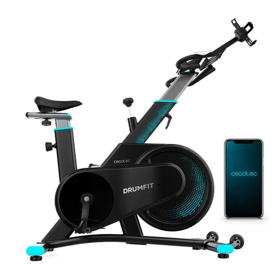 Cecotec DrumFit Indoor 7000 Magno Connected Standfahrrad Schwarz