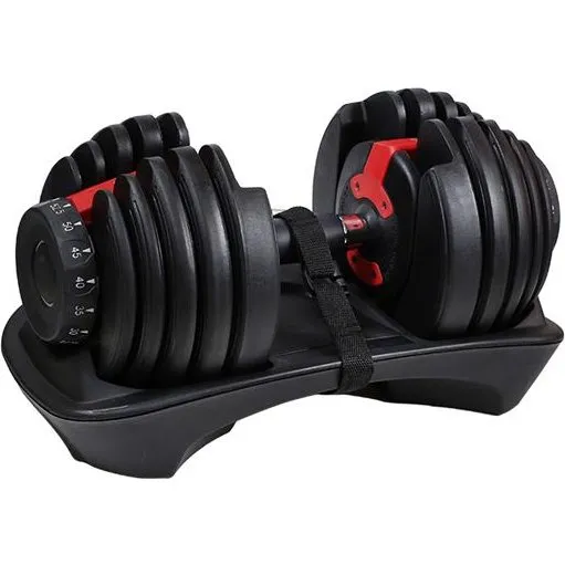 HMS SR52 Verstellbare Kurzhantel (10 Scheiben, 2,223,8 kg)