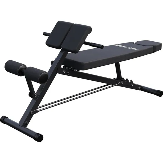 GORILLA SPORTS Hantelbank Multifunktion mit Hyperextension bis 250 kg