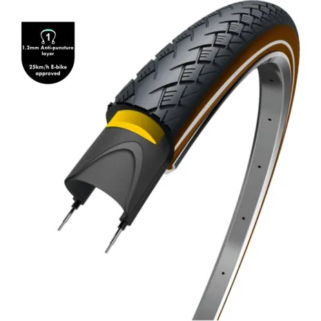 Wolff Traveller Reifen 28x1.75" Schwarz/Braun