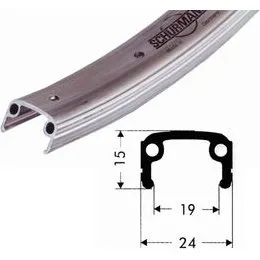 Roland Felge Alu 16" silber matt 20 Loch