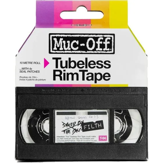 Muc-Off Tubeless Felgenband 10m, 19mm, pink