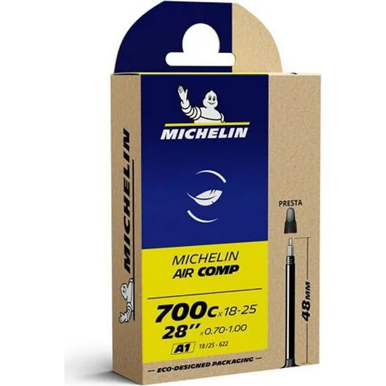 Michelin Air Comp A1 700x18-25C Schlauch Schwarz