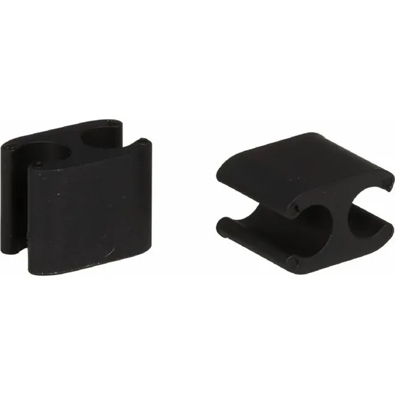 Elvedes Duo Kabelclip 5,0/2,5 mm schwarz