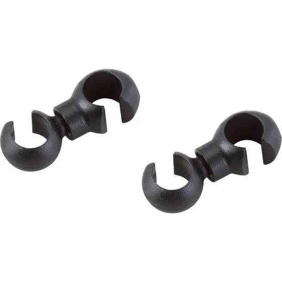 ELVEDES Kabelbefestigungsklemmen 4,3–5,0 mm, 4 Stück, schwarz