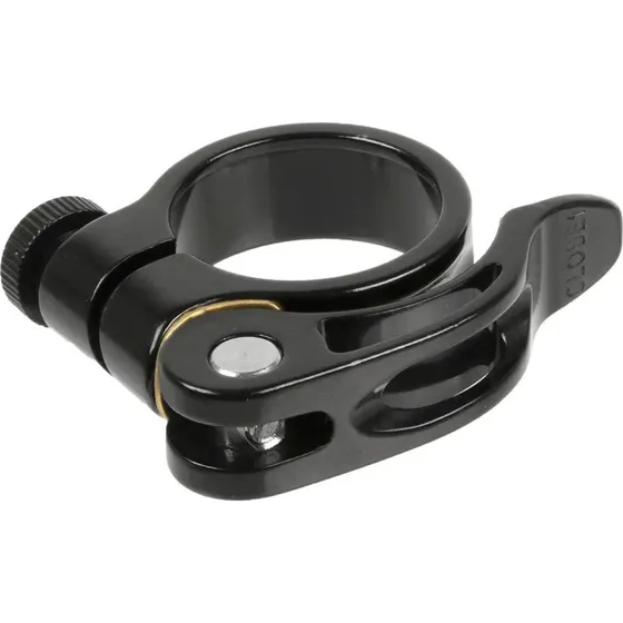 Zoom Sattelklemme 31,8 mm mit Schnellspanner schwarz