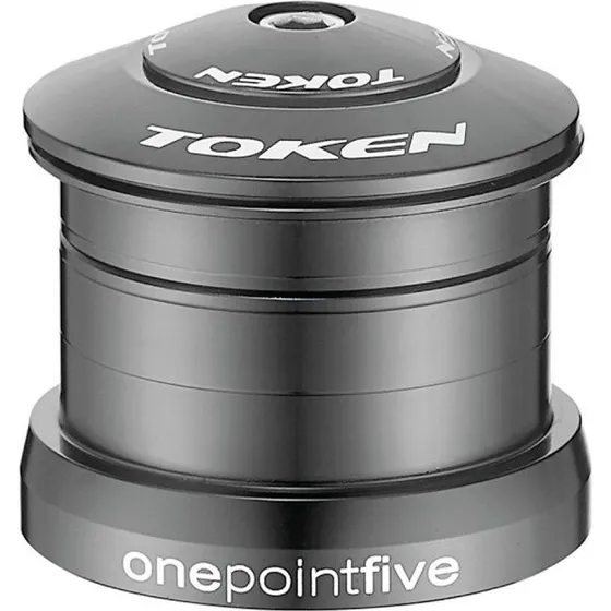 TOKEN Vigilante AHead Steuersatz 1 1/8" Taper 1,5" schwarz (44/49mm)