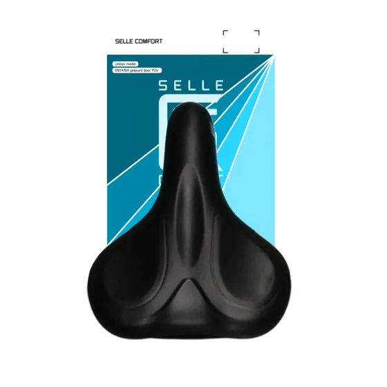 Selle Comfort E-Bike Fahrradsattel schwarz
