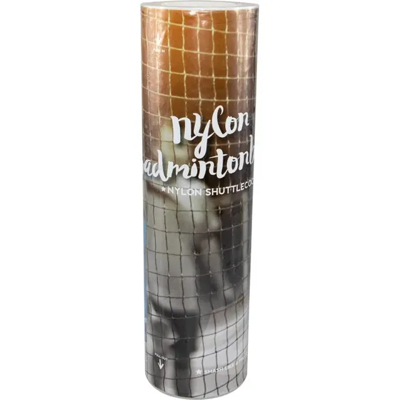 PINAO Nylon-Badmintonblle Neon Gelb (6er Set)